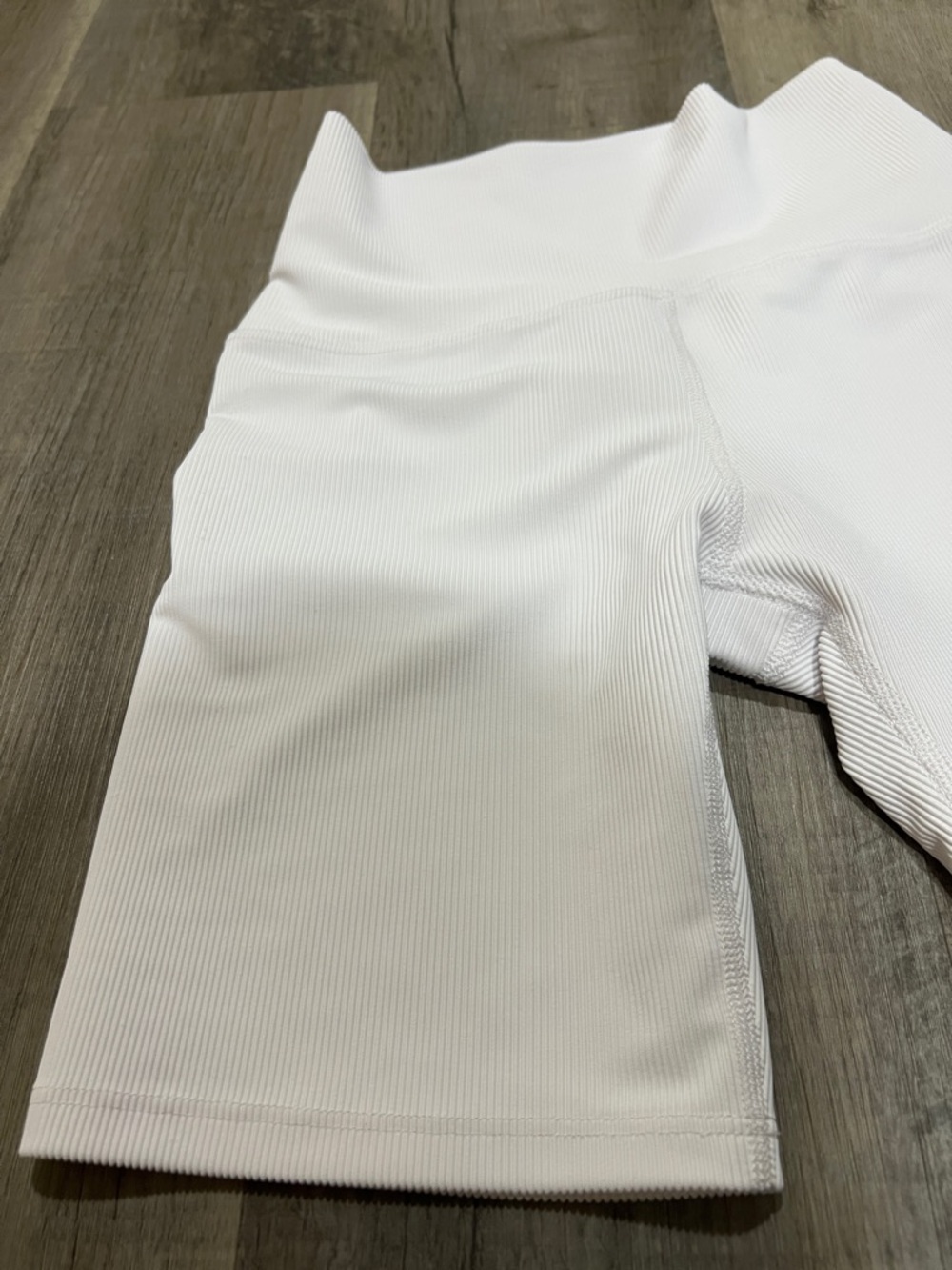 Five The Label Dancewear white ribbed shorts size adult Small - Picture 8 of 9